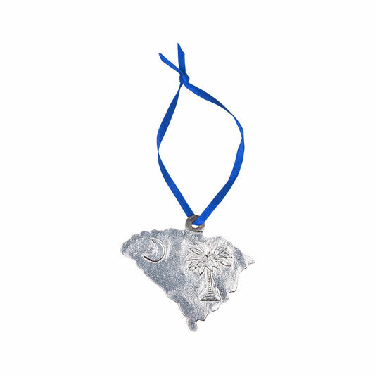 Mast General Store South Carolina Palmetto Moon Pewter Ornament