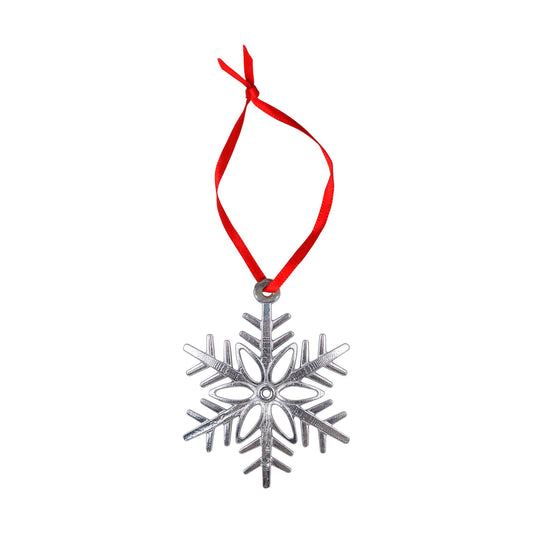 Mast General Store Snowflake Pewter Ornament