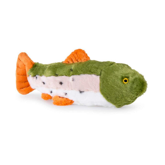 Fluff & Tuff Ruby the Rainbow Trout Dog Toy