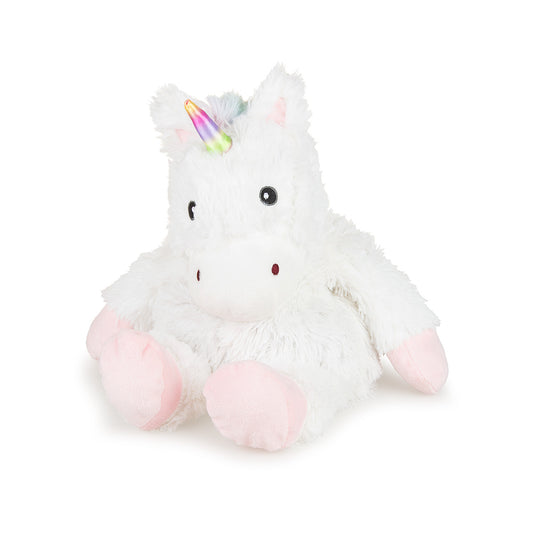 Warmies Cozy White Unicorn Plush Toy