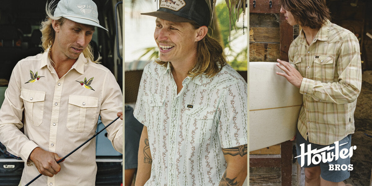 Men featuring Howler Brothers shirts.