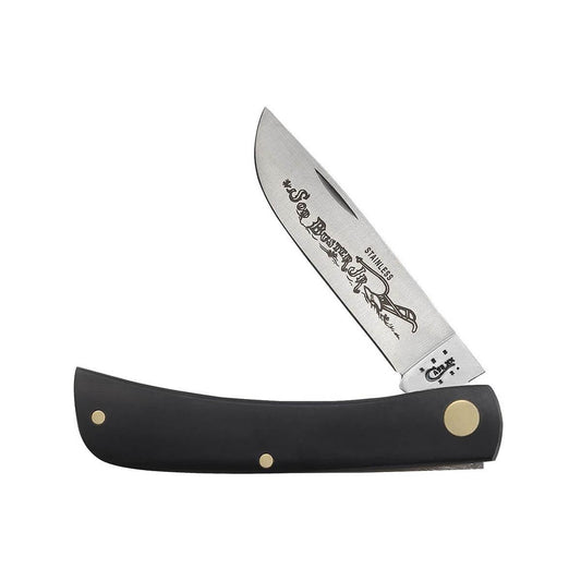 Jet Black Synthetic Sod Buster Jr Knife