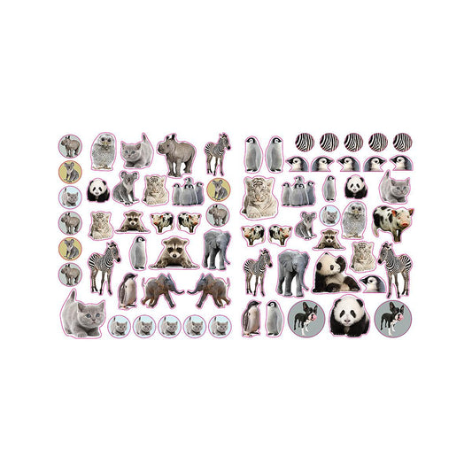 Hachette EyeLike Stickers Baby Animals 400 Reusable Stickers Book
