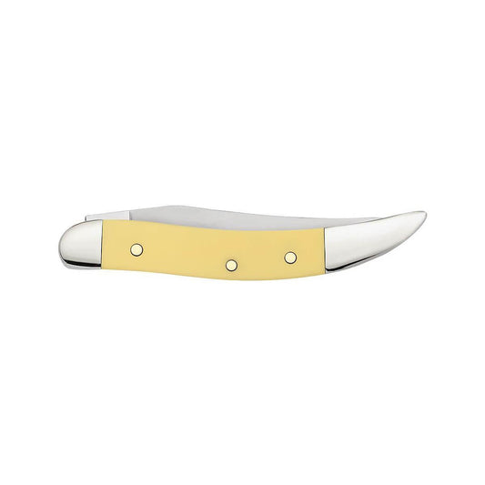 Small Texas Toothpick Yellow Synthetic Chrome Vanadium Knife