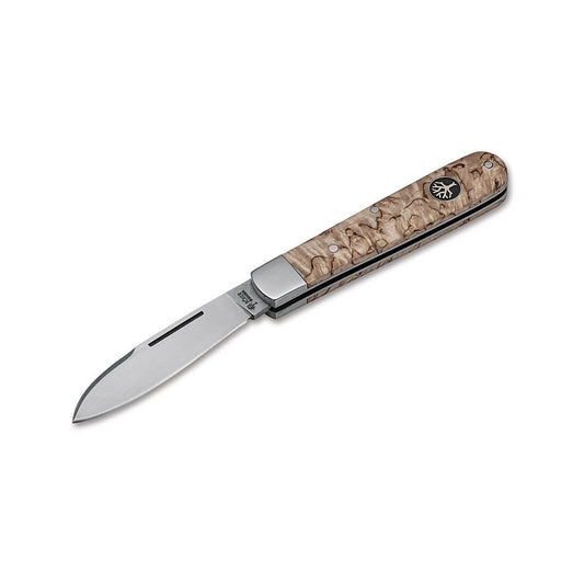 Boker Barlow Prime Curly Birch Knife