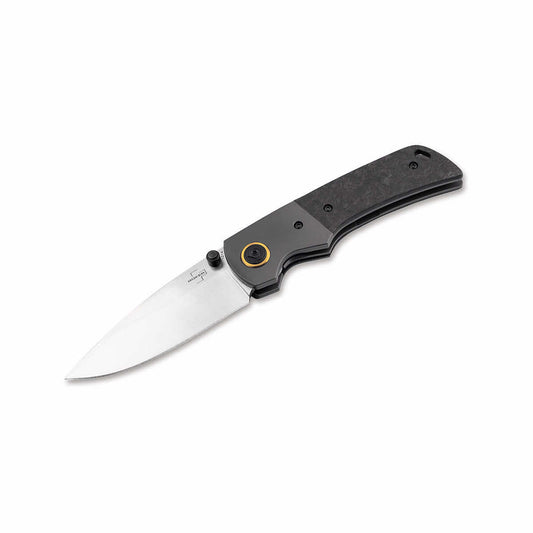 Boker Gulo Pro Pocket Knife Marble Carbon Fiber