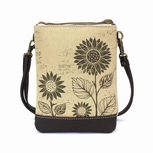 Double Pocket Crossbody Bag Sand Sunflower Sf