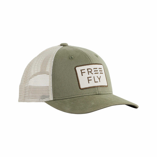 Free Fly Wave Trucker Hat Capers Green
