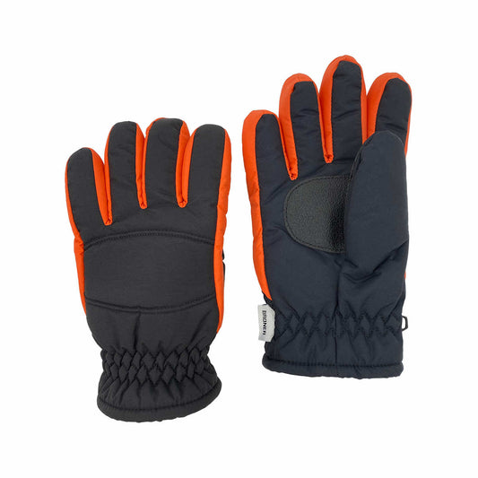 Color swatch for Broner Kids' Arctic Edge Insulated Ski Gloves in Blk Blk