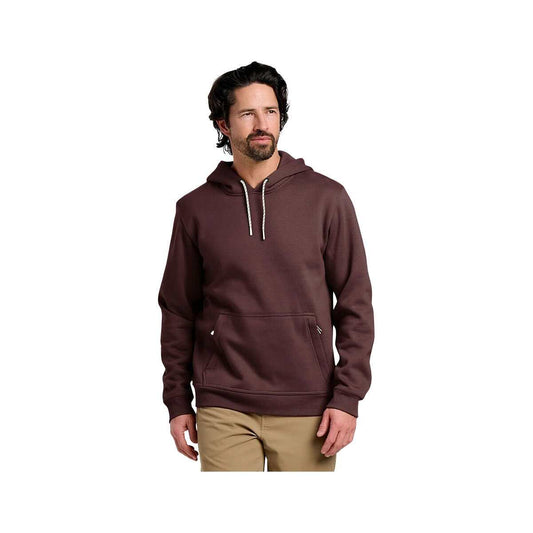 Color swatch for Free Fly Men's Bamboo Northcoast Fleece Pullover Hoodie in Heather Grey