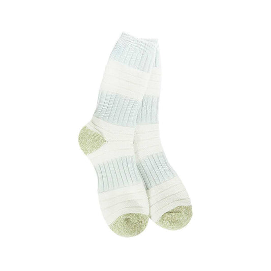 World's Softest Women's Weekend Patch Crew Socks Pink Honey