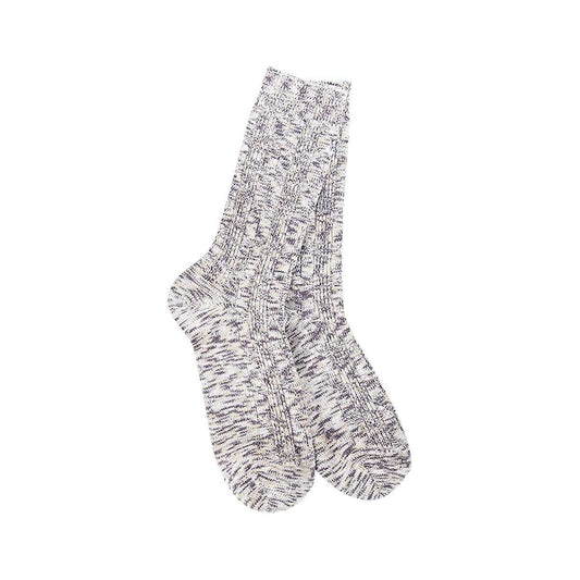 Color swatch for World's Softest Women's Light Weight Cable Crew Socks in Nightfall Multi