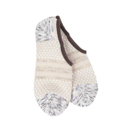 World's Softest Women's Weekend Gallery Footsie Socks Cookie Dough Mlt