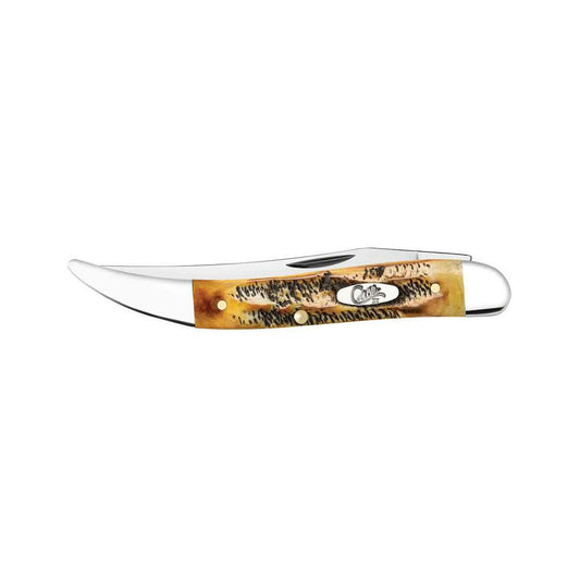 Jigged Case 6.5 BoneStag Medium Texas Toothpick Knife