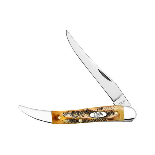 Jigged Case 6.5 BoneStag Medium Texas Toothpick Knife