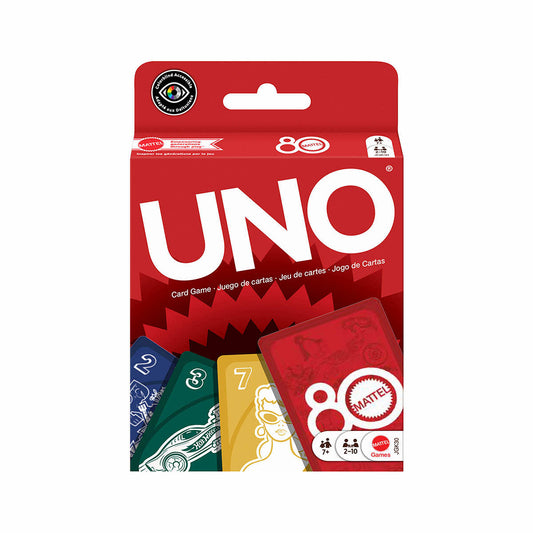 Mattel 80th Ruby Red Edition UNO Card Game