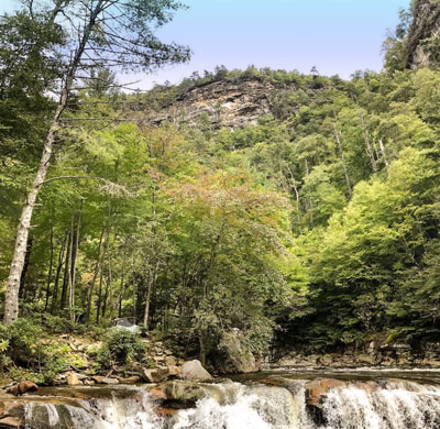 Bynum Bluff Trail, Linville RIver