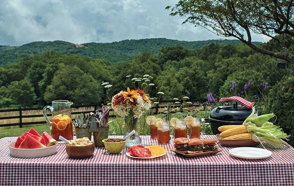 It's a good day for a picnic or cookout