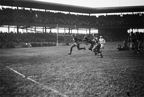 Football image from the Library of Congress, circa 1923