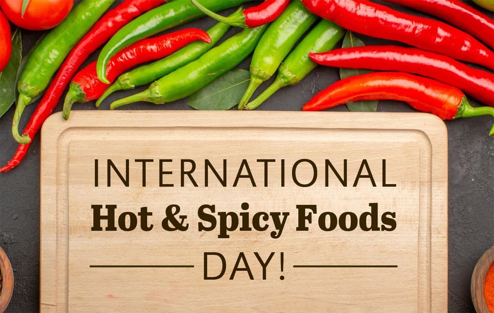 January 16 is International Hot & Spicy Food Day! Let's celebrate!