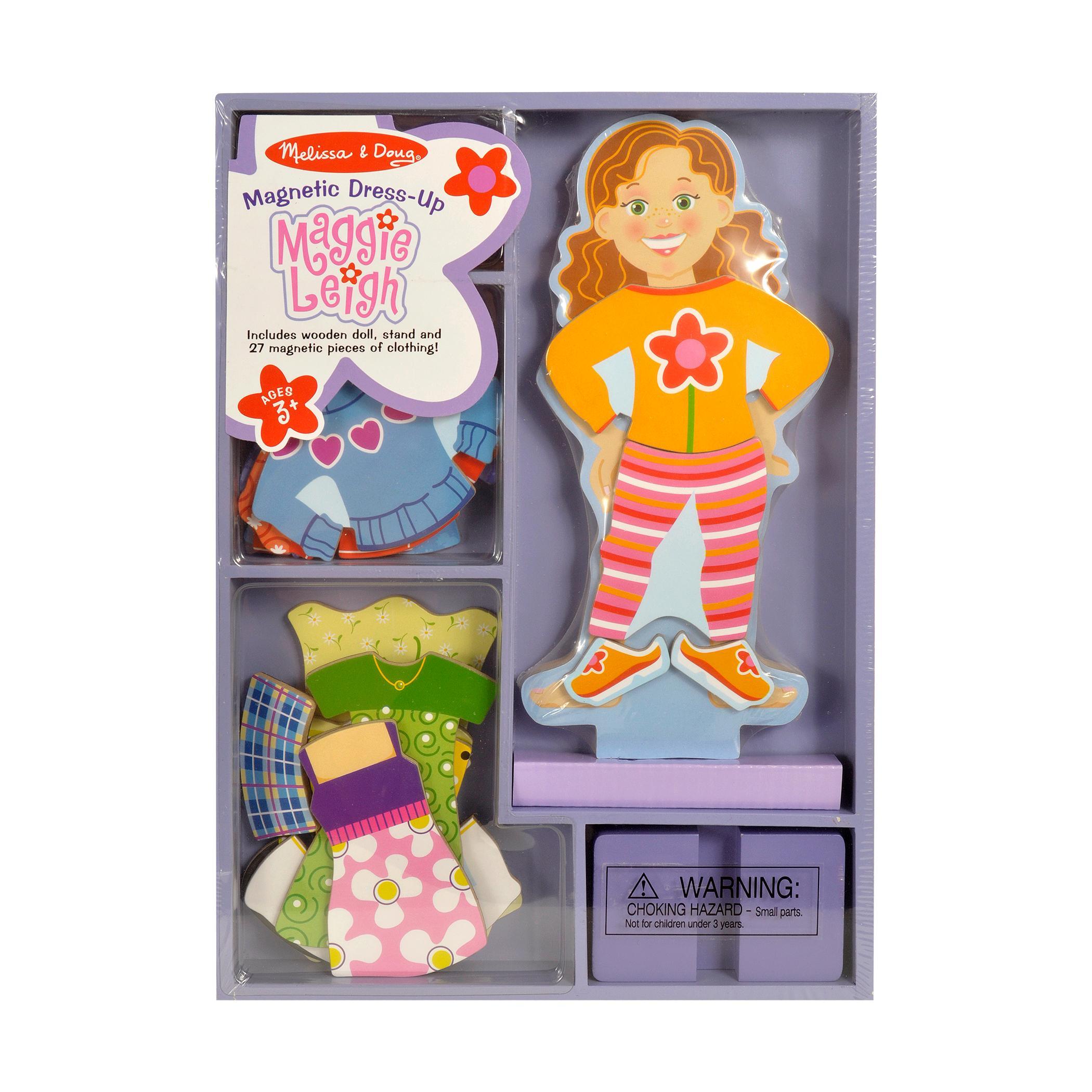 melissa and doug magnetic wooden dress up dolls