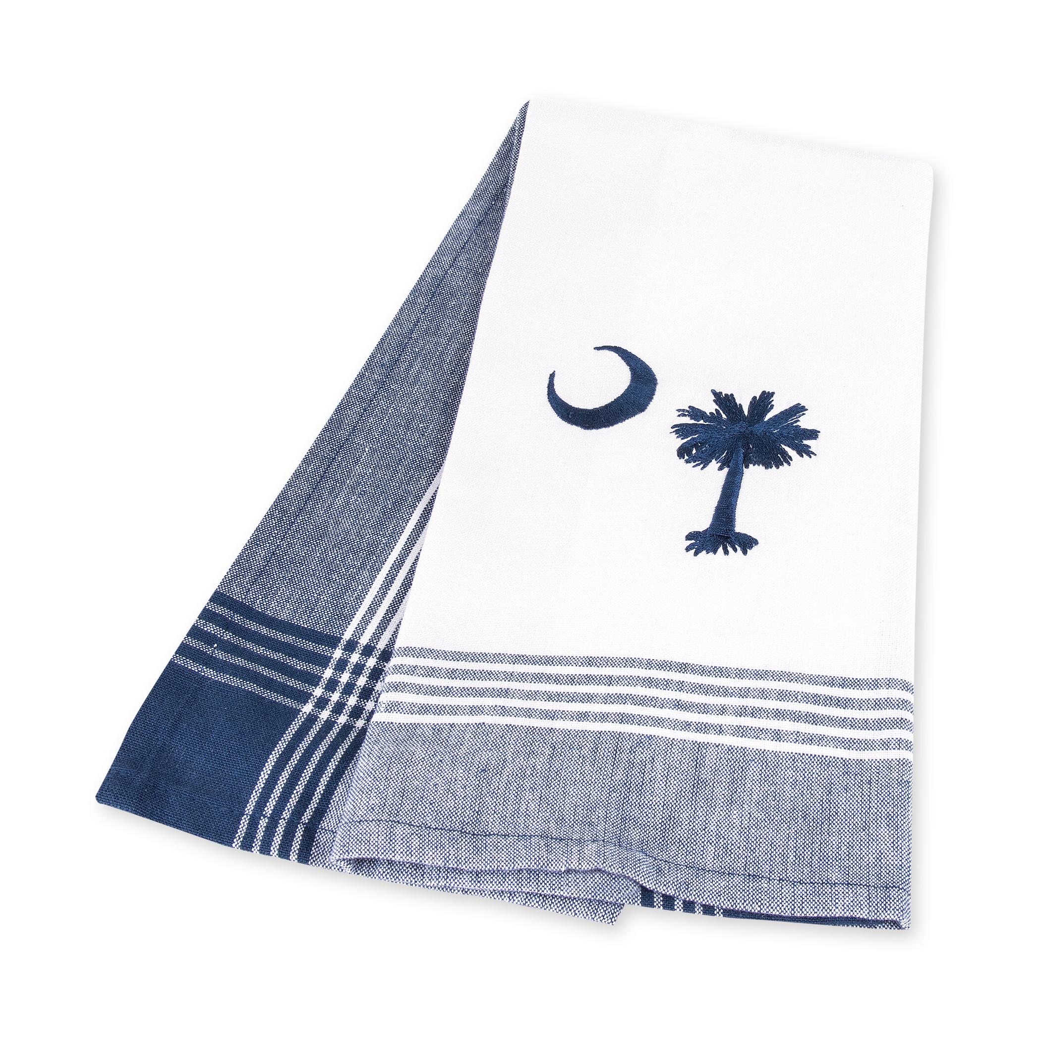 White Cotton Towel by Maple and Moon