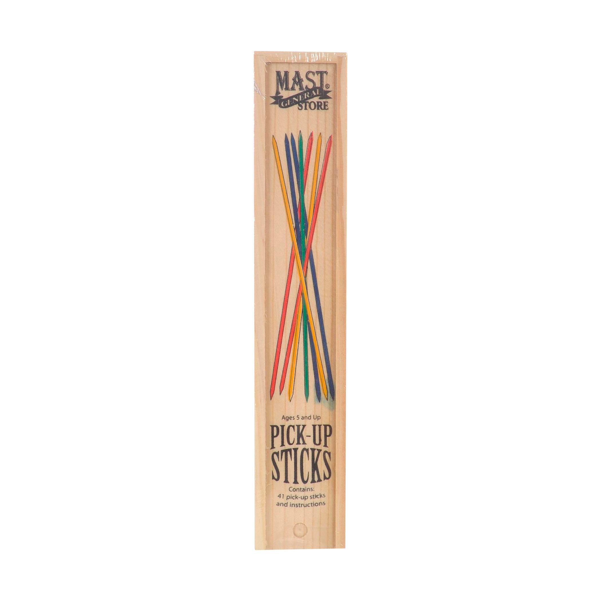 Pick Up Sticks Game with Wooden Box