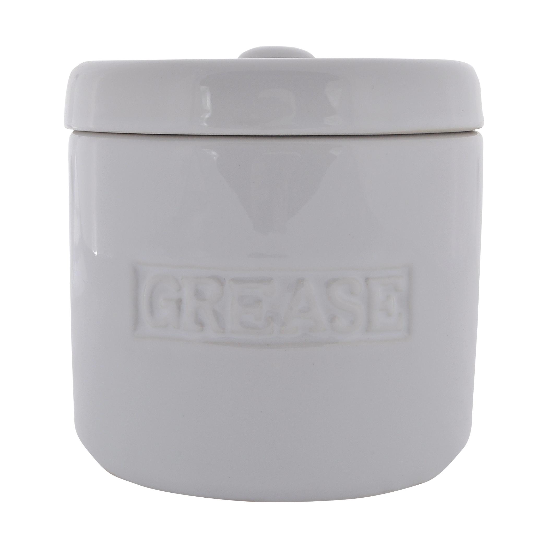 Grease Pot / Ceramic Grease Holder / Bacon Grease Holder / Handmade Canister  / Cooking Grease Container / Bacon Gift / Christmas 