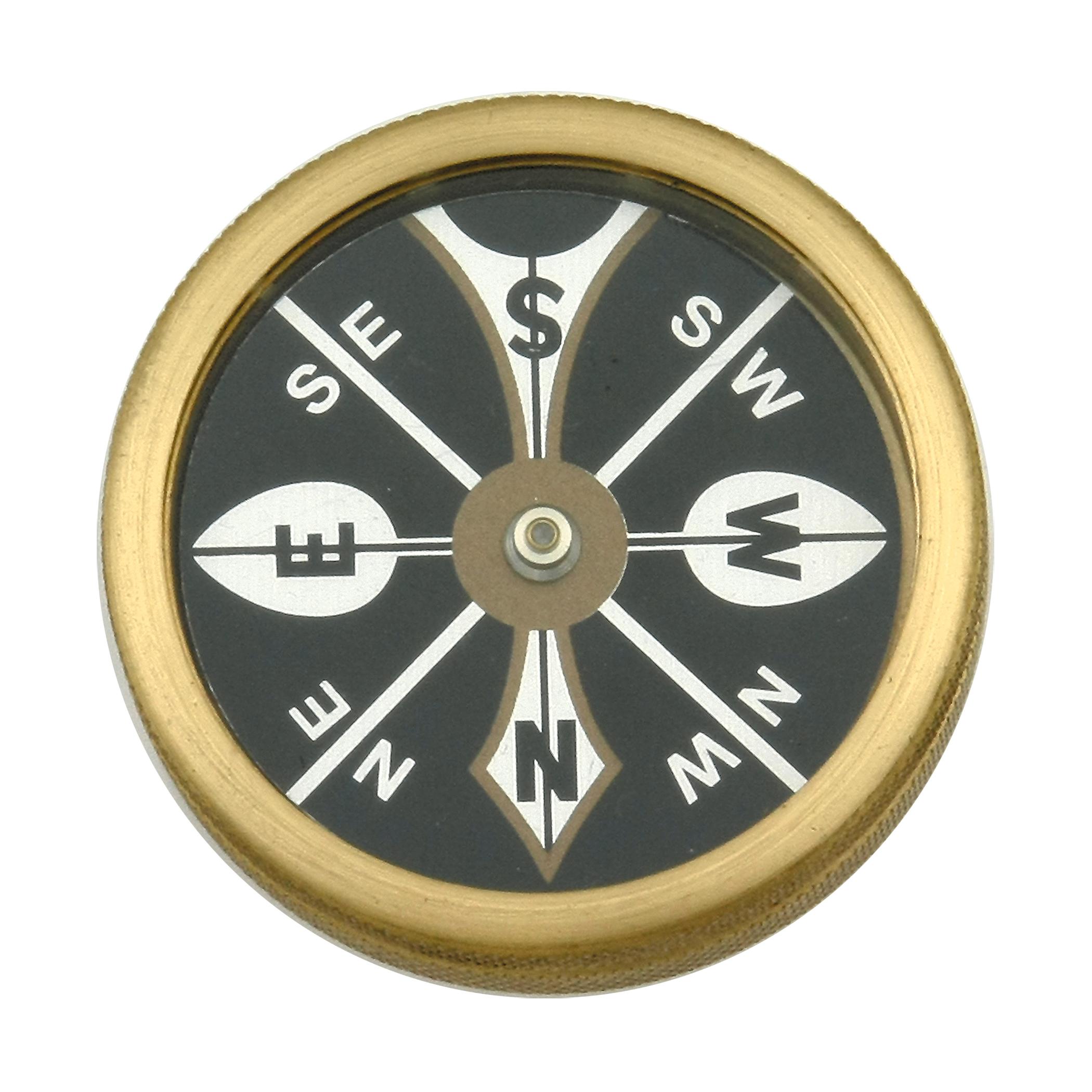 Outdoor Portable Brass Compass Waterproof Classic Pocket Compass