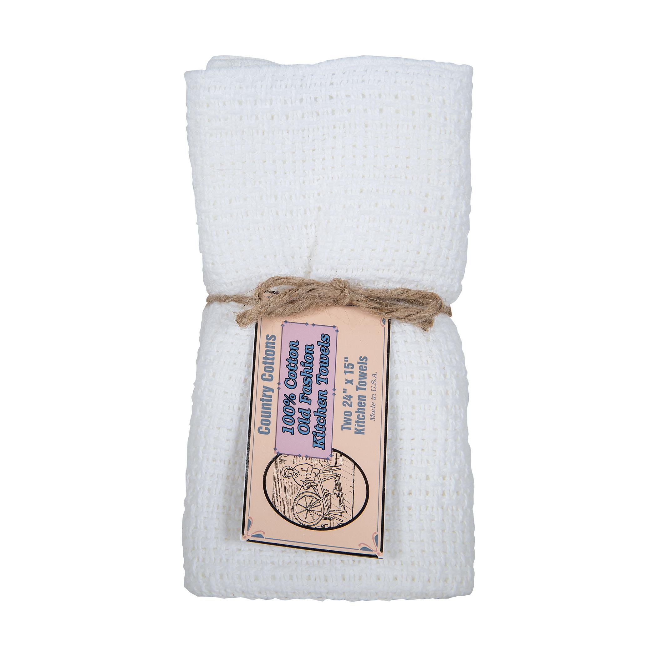 Country Cottons 100% Cotton Old Fashion Kitchen Towels