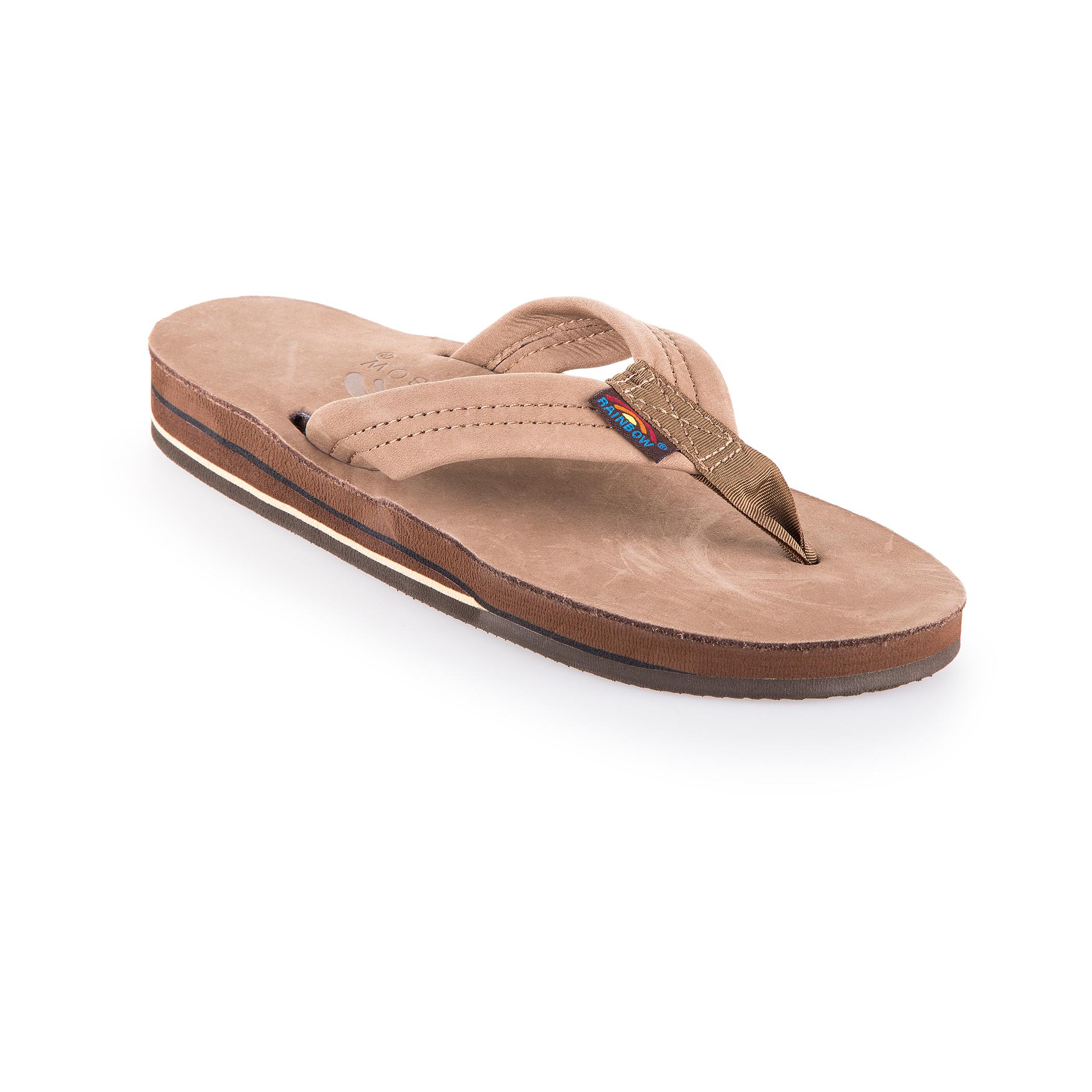 rainbow sandals womens double layer