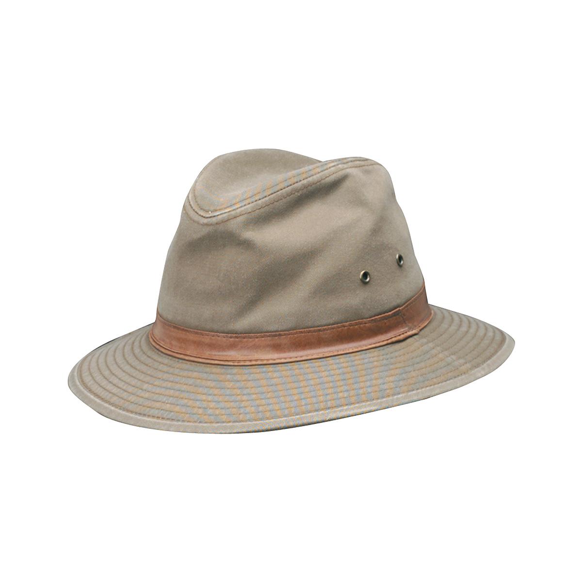 The Nature Company Men Hat XL Made in USA Safari Camping Fishing Outdoor  Brown 