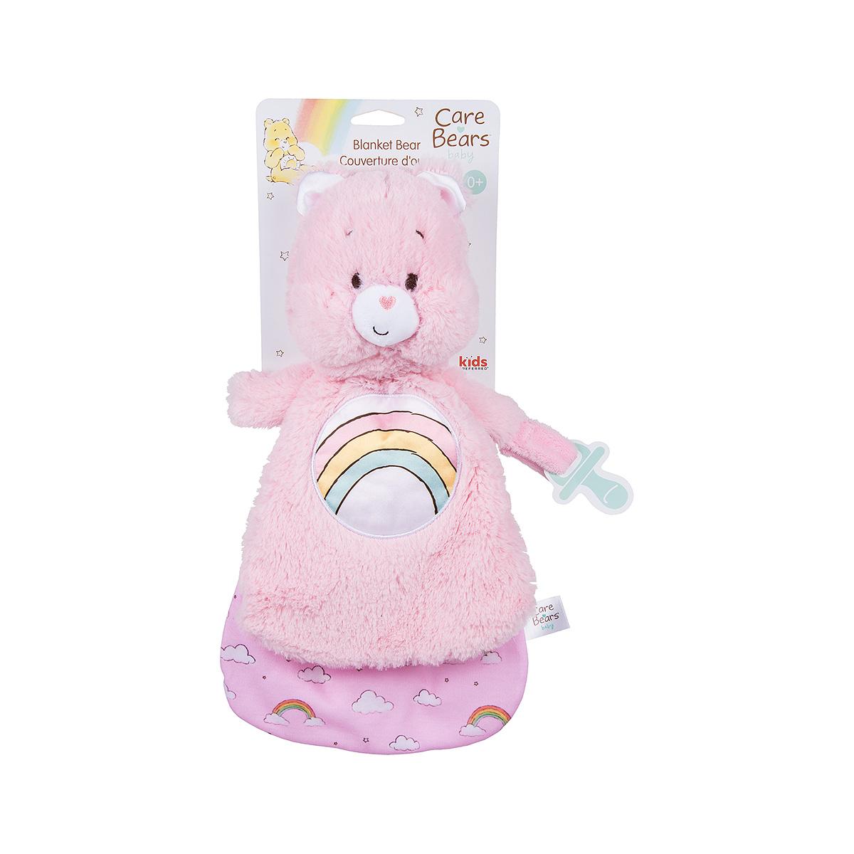 Care Bears "Cheer Bear" Blanket with Pacifier Loop ...