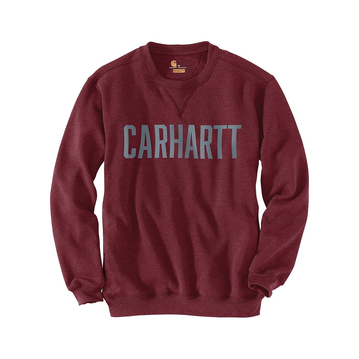 CARHARTT | Men's Block Logo Crewneck Sweatshirt
