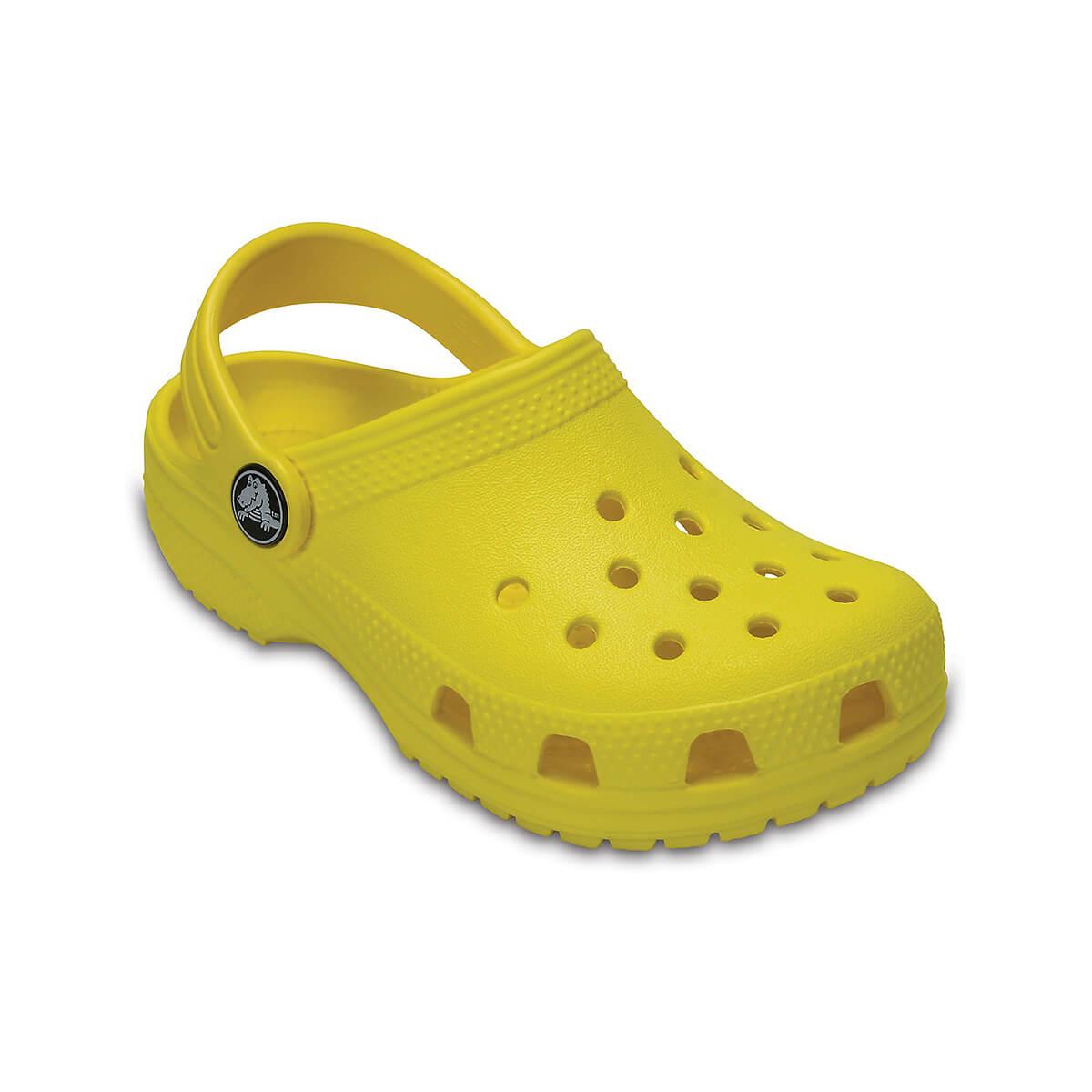 light yellow crocs