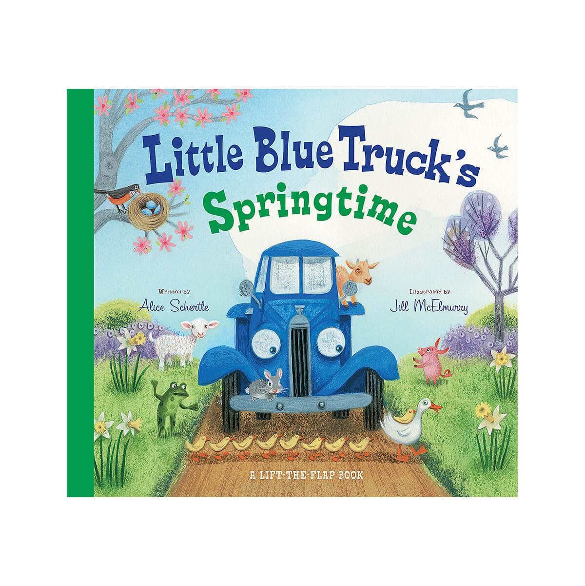 little blue truck makes a friend