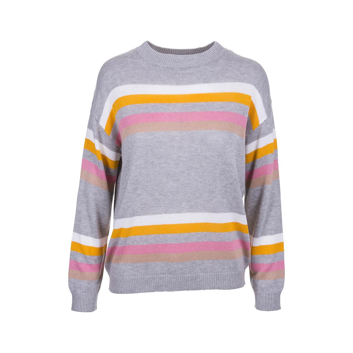 ANDREE BY UNIT | Women's Multi Stripe Sweater