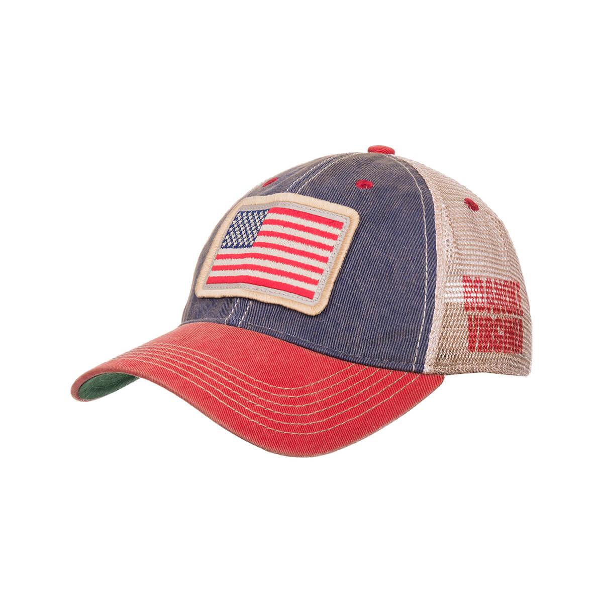 LEGACY HATS | American Flag Trucker Hat - Roanoke