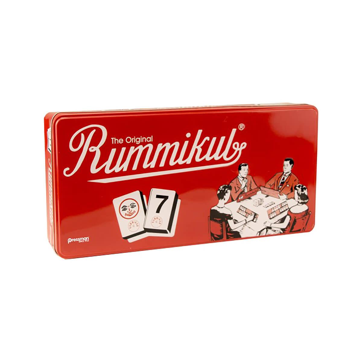 Bouwen wond Aannemelijk Rummikub in Retro Tin Game