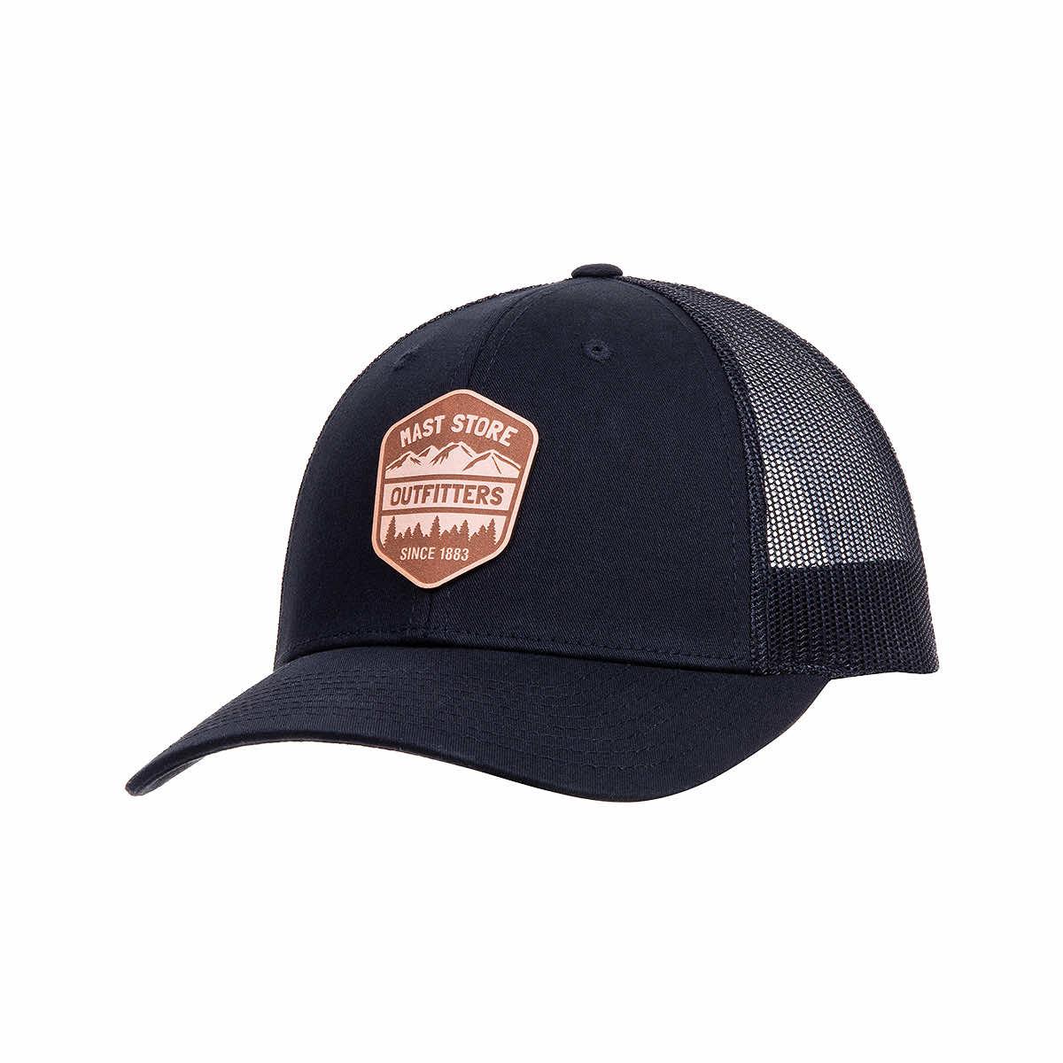 Respect The Locals Leather Hat Patch Brown