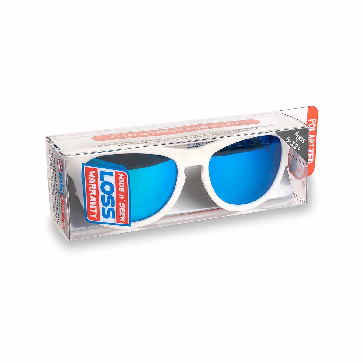 Kids' Mini Shades Polarized Cloud White Sunglasses - Ages 8-12+