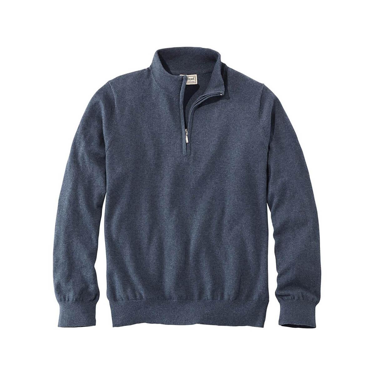 Mast General Store | Men's Cotton Cashmere Quarter Zip Sweater