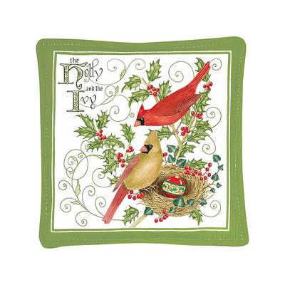 Set of 2 WINTER GARDEN Floral & Joy Cardinal Christmas Kitchen Towels by  Kay Dee Designs