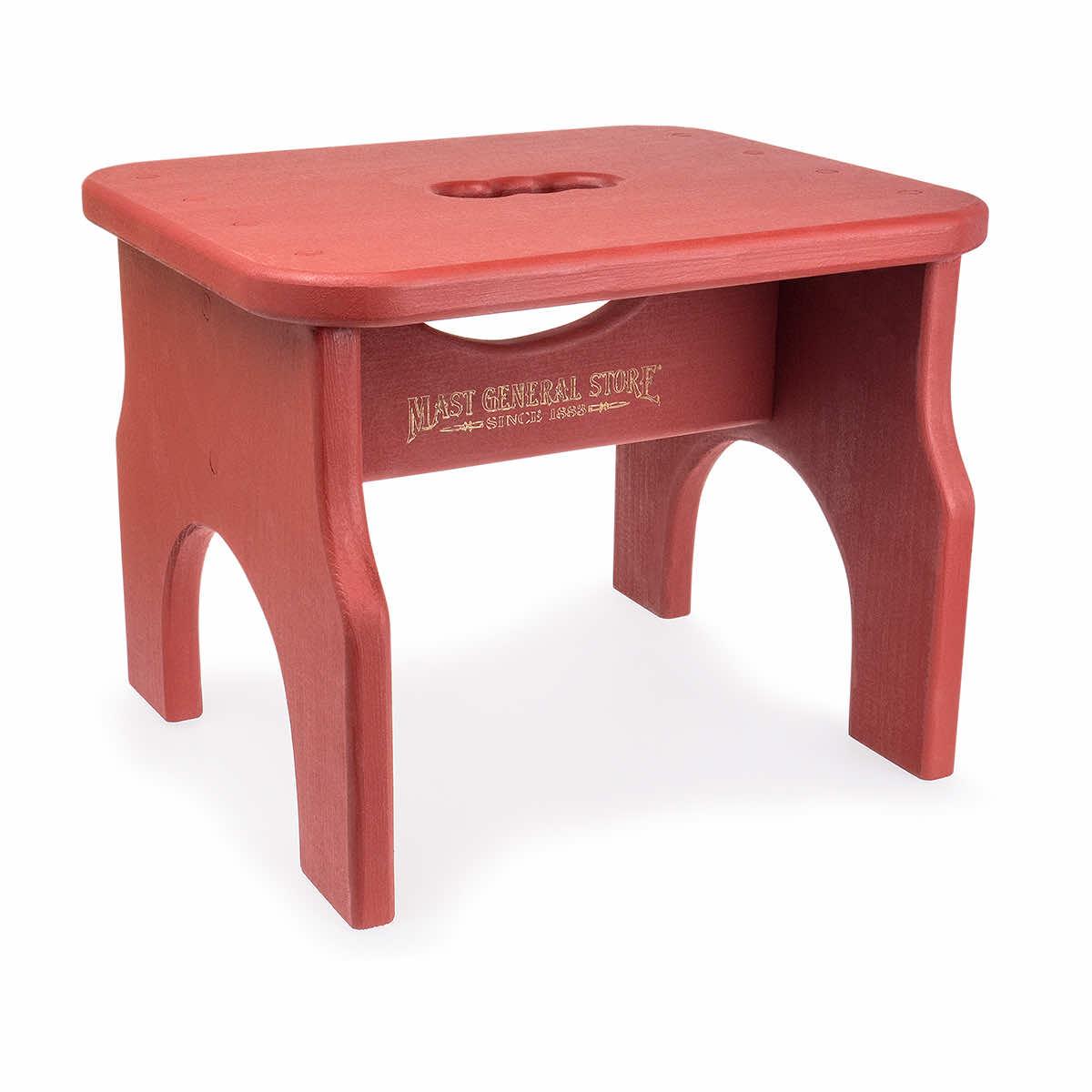 Mast General Store Wooden Foot Stool
