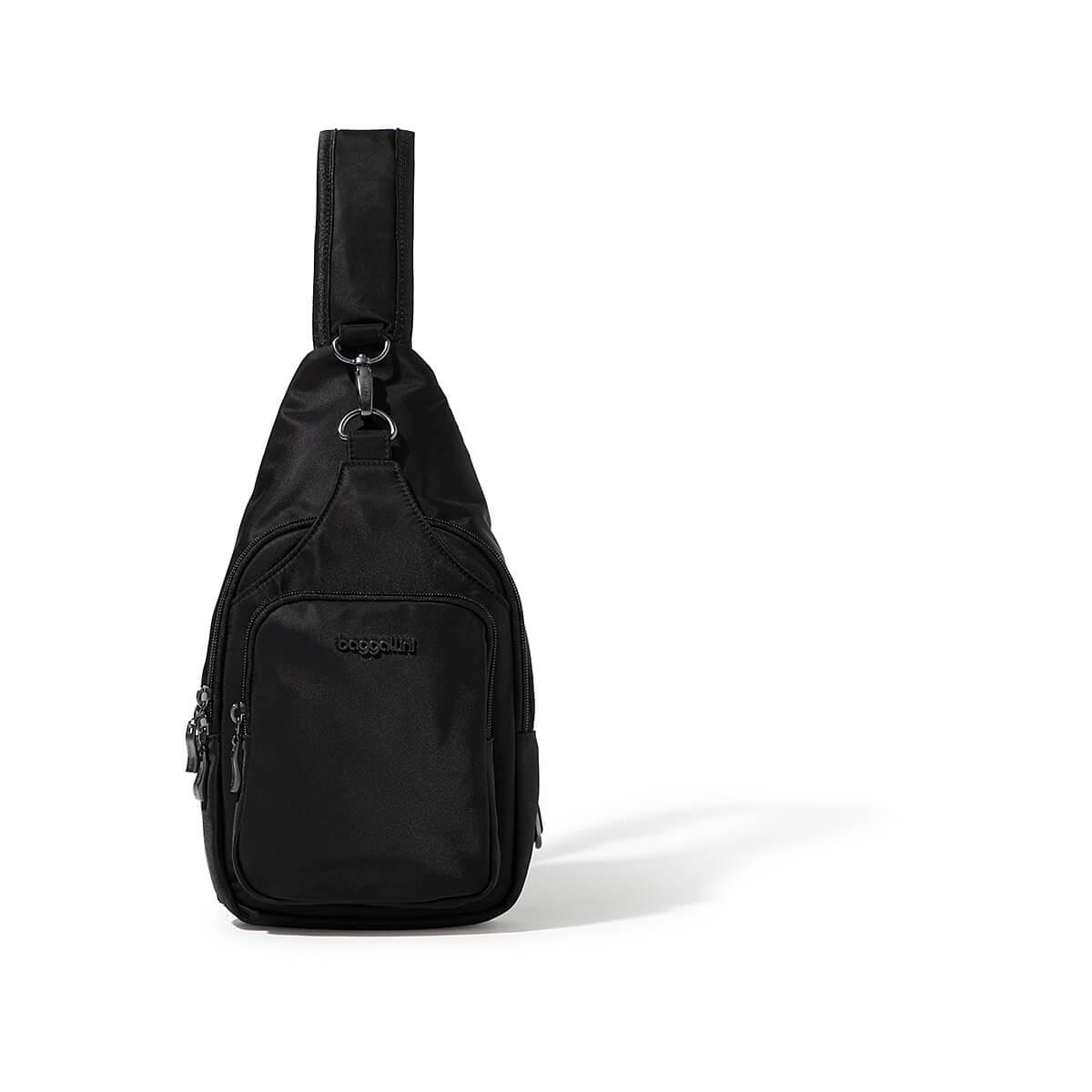 Simply Southern Sherpa Sling Bag for Women in Black