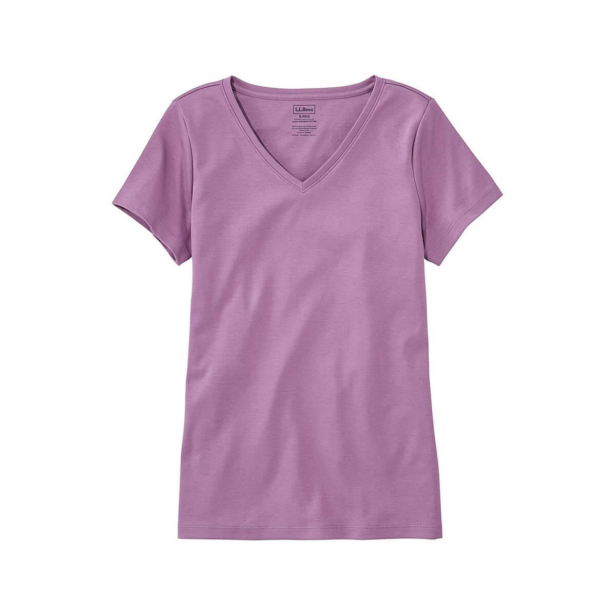 L.L.Bean Women's Short-Sleeve Pima Cotton T-Shirt