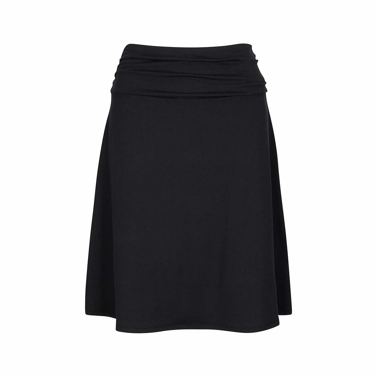 Women's Plain Knitted Capri - Black – BONJOUR