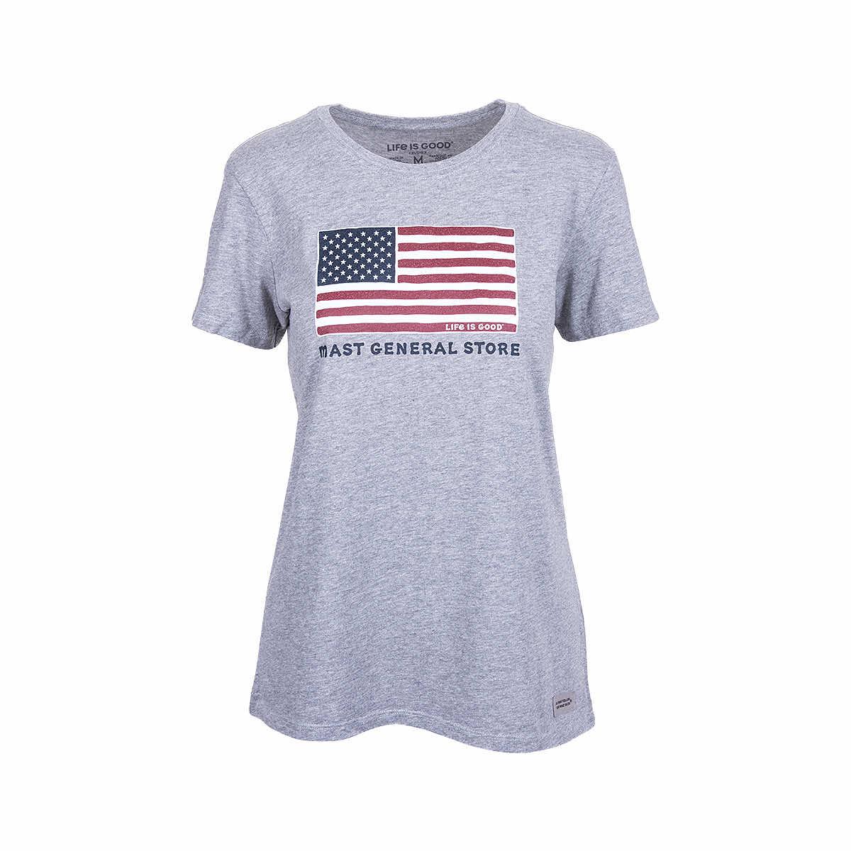 Women's Mast General Store Big Flag Short Sleeve Crusher T-Shirt