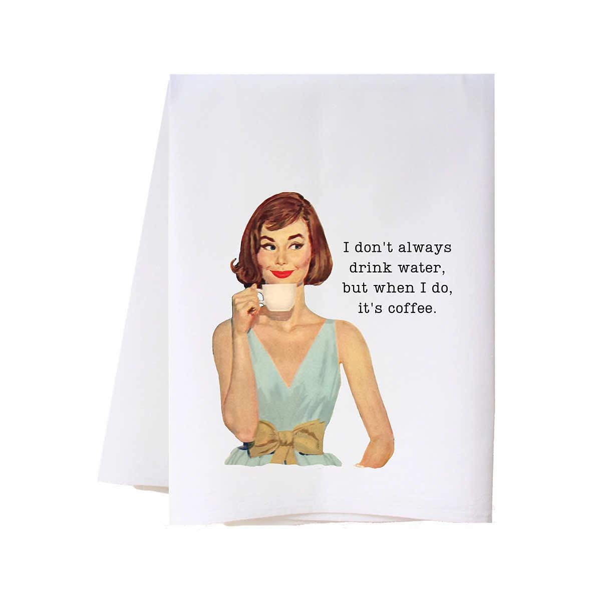 Mast General Store | Drink Water Flour Sack Towel