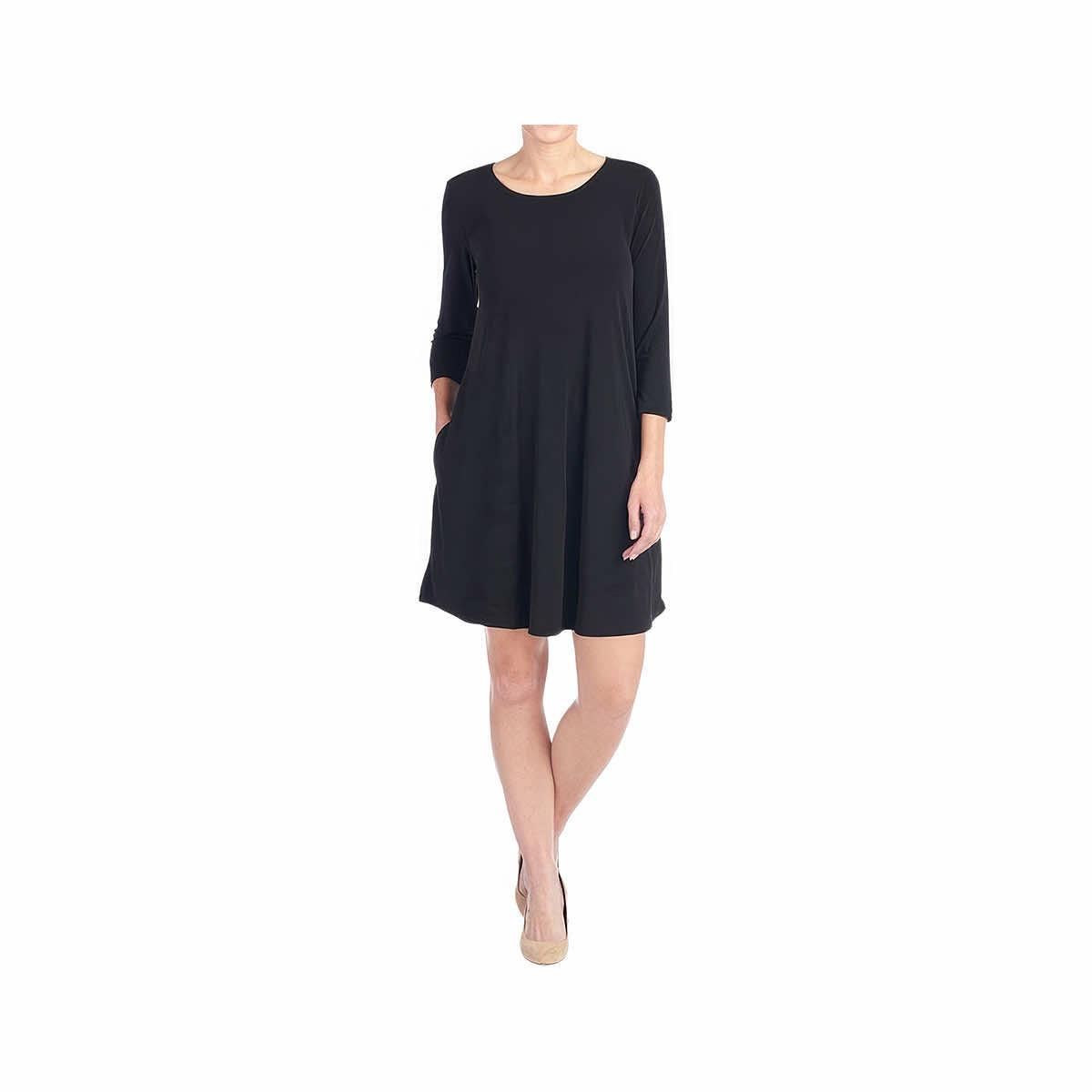 Women's Essential 3/4-Sleeve Tunic Dress